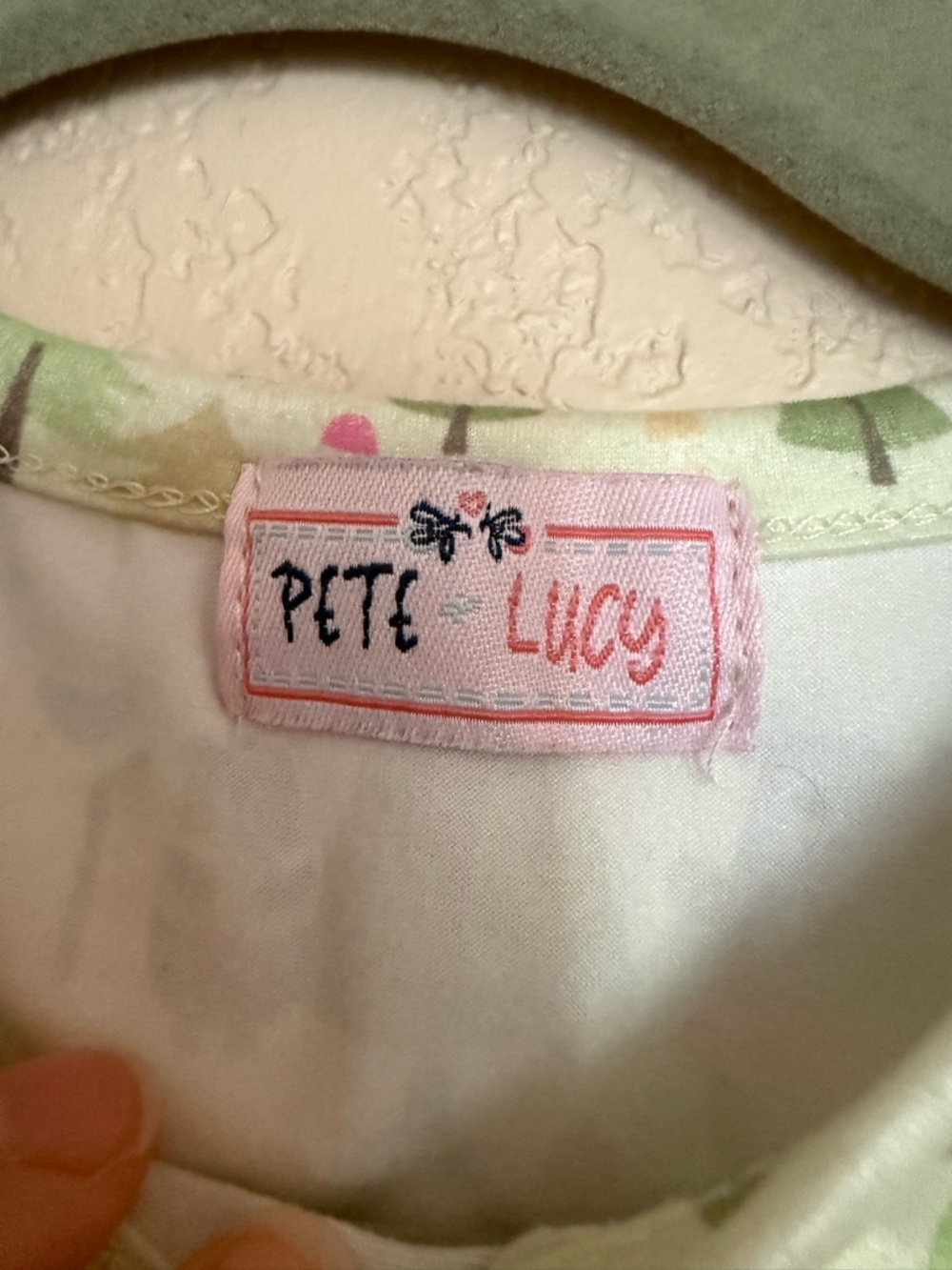 Pete & Lucy Baby Dress Romper - Green & Pink - Picture 2 of 3